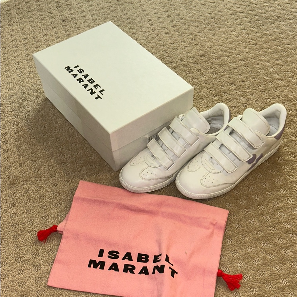Women’s Isabel Marant Beth leather sneaker 39 - Picture 6 of 6